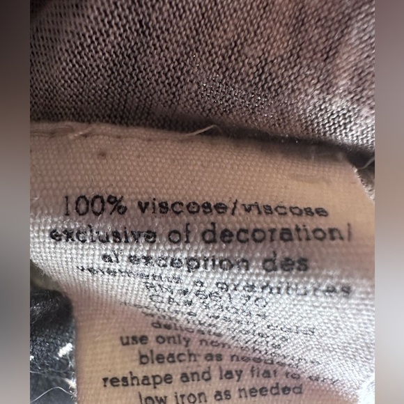 Silence + noise leopard print lace ruffle layered tank top size M - Picture 16 of 16